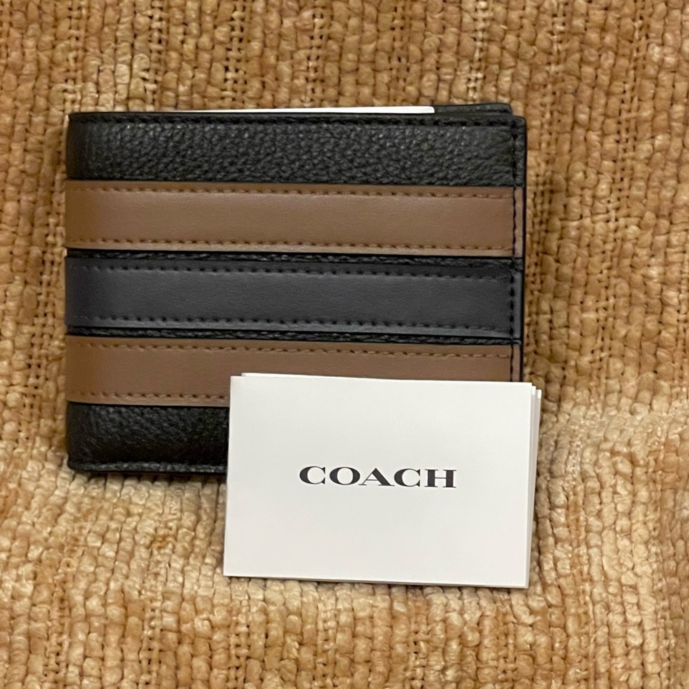 BUNDLE Coach Varsity Stripe Backpack & Wallet, NWTs - Picture 10 of 16